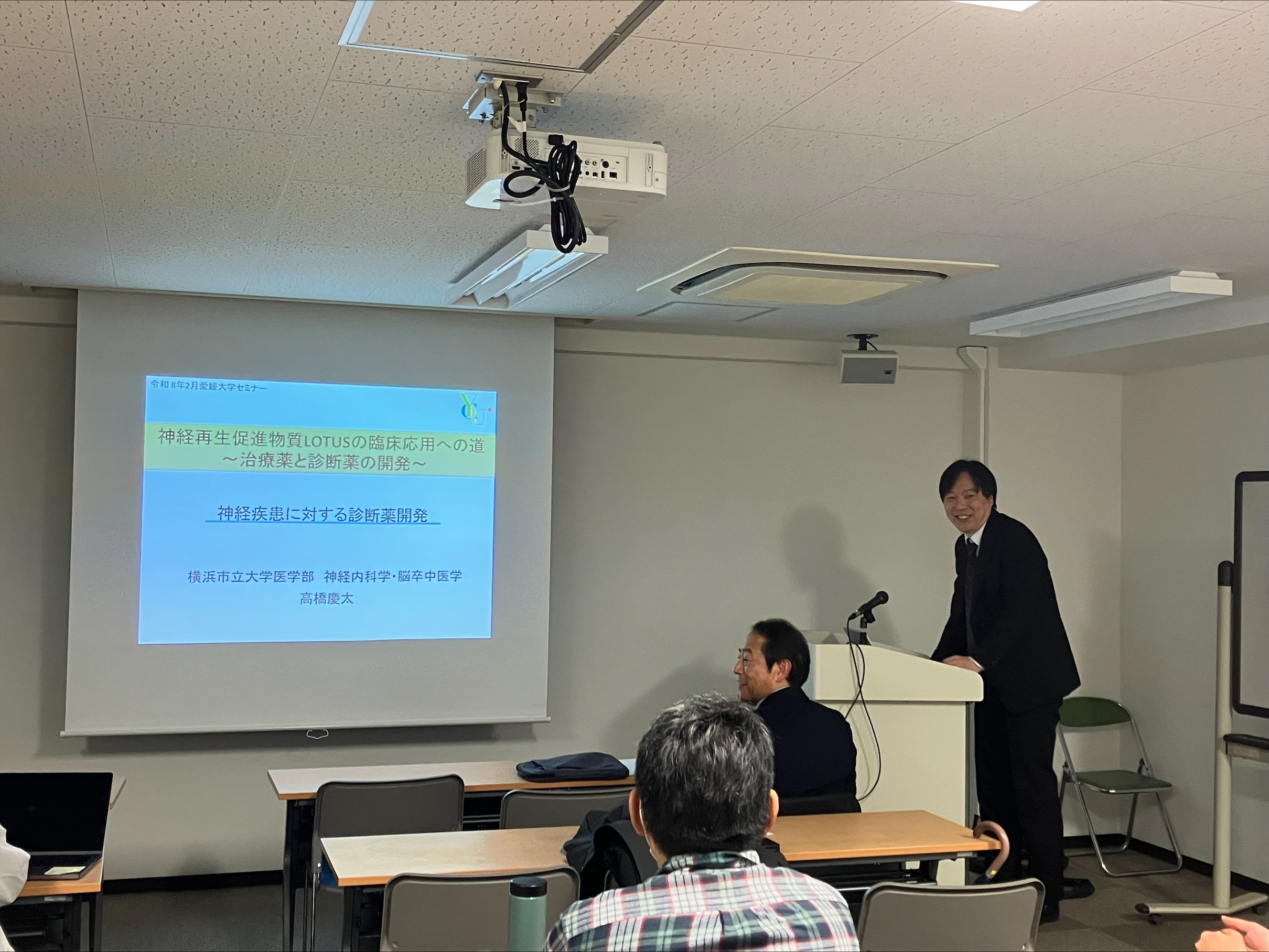 　　　　高橋慶太先生の講演の様子