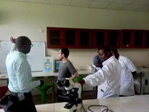 　　　　　ルリオ大学の研究施設の視察